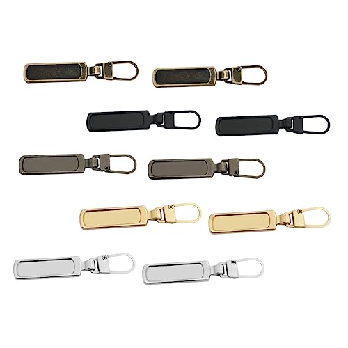 Gatuida 10 Stück Teiliges Reißverschluss Reparaturset Zipper Pull Ersatz aus Langlebiger Praktische Zipper Schieber für Jacken Taschen Rucksäcke Hosen und Kleider Vielseitig Einsetzbar Gatuida 10 Stück Teiliges Reißverschluss Reparaturset Zipper Pull Ersatz aus Langlebiger Praktische Zipper Schieber für Jacken Taschen Rucksäcke Hosen und Kleider Vielseitig Einsetzbar von Gatuida