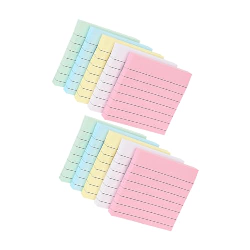 Gatuida 10 Stück Teiliges Selbstklebende Linierten Memo Pads Farbige Haftnotizen für Schule Büro und Zuhause Praktische Notizzettel zum Beschriften und Organisieren Mittlere Vielseitig Gatuida 10 Stück Teiliges Selbstklebende Linierten Memo Pads Farbige Haftnotizen für Schule Büro und Zuhause Praktische Notizzettel zum Beschriften und Organisieren Mittlere Vielseitig von Gatuida