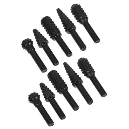 Gatuida 10 Stück Teiliges Set Holzschnitzerei Raspelwerkzeuge für Präzise Holz und Metallgravur Tragbar und Langlebig für und Bastler von Gatuida