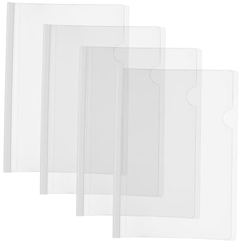 Gatuida 10 Stück Teiliges Transparente Aktenhüllen mit Weißem Schiebebalken Mehrfunktionale Papierordner mit Rutschfester Klemmleiste Leichte Dokumentenmappe für Büro Lehrer Anwälte und Gatuida 10 Stück Teiliges Transparente Aktenhüllen mit Weißem Schiebebalken Mehrfunktionale Papierordner mit Rutschfester Klemmleiste Leichte Dokumentenmappe für Büro Lehrer Anwälte und von Gatuida