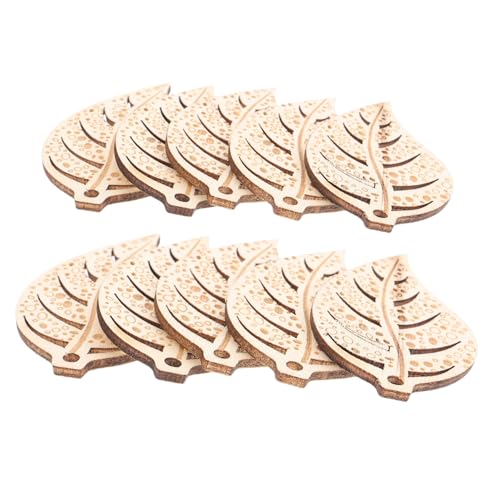 Gatuida 10 Stück Teiliges Unbemalte Holzblätter zum Basteln Naturbelassene Holzscheiben mit Strukturierter Blattform für Kreative DIY Deko Handwerk und Geschenkideen Vielseitige Gatuida 10 Stück Teiliges Unbemalte Holzblätter zum Basteln Naturbelassene Holzscheiben mit Strukturierter Blattform für Kreative DIY Deko Handwerk und Geschenkideen Vielseitige von Gatuida