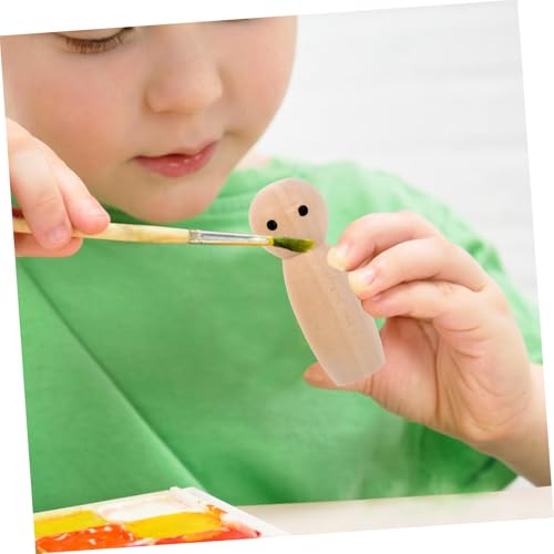 Gatuida 10 Stück Teiliges Unbemalte Holzfiguren zum Bemalen Kleine DIY Holzmännchen für Kreative Natürliche Holzpuppen für Bastelprojekte und Wohnraumdekoration Gatuida 10 Stück Teiliges Unbemalte Holzfiguren zum Bemalen Kleine DIY Holzmännchen für Kreative Natürliche Holzpuppen für Bastelprojekte und Wohnraumdekoration von Gatuida