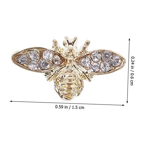 Gatuida 10 Stück Teiliges Vintage Bienen Nagel Charms aus Legierung Kreative Nail Art Deko Langlebiges DIY Maniküre Zubehör für Natürliche und Künstliche Nägel Vielseitig für Schmuck und von Gatuida