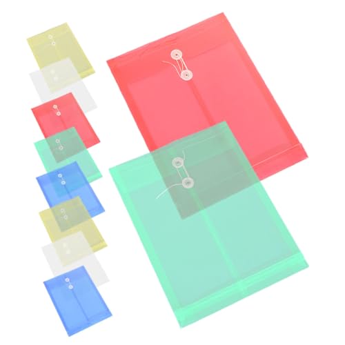 Gatuida 10 Stück Transparent Dokumentenmappe aus Wasserdichtem PP mit Schnurverschluss Großer Organizer für Büro Vielseitige Verwendung für Dokumente Quittungen Fotos und Karten Gatuida 10 Stück Transparent Dokumentenmappe aus Wasserdichtem PP mit Schnurverschluss Großer Organizer für Büro Vielseitige Verwendung für Dokumente Quittungen Fotos und Karten von Gatuida