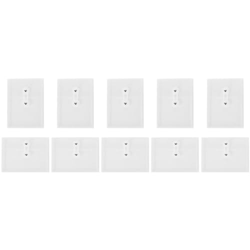 Gatuida 10 Stück Transparente Dokumententaschen mit Knopfverschluss Wasserdichte PP Dateiordner für Büro Schule und Zuhause für Belege Rechnungen und Notizen Gatuida 10 Stück Transparente Dokumententaschen mit Knopfverschluss Wasserdichte PP Dateiordner für Büro Schule und Zuhause für Belege Rechnungen und Notizen von Gatuida