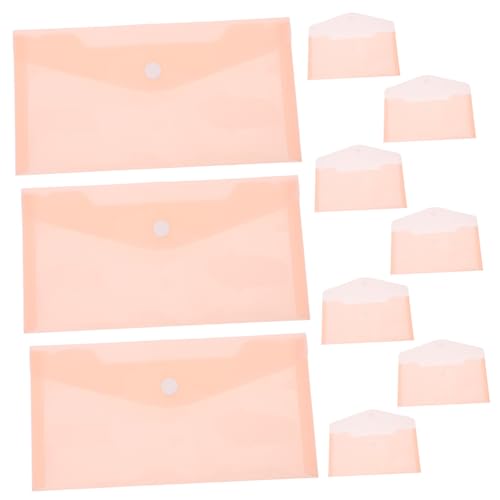 Gatuida 10 Stück Transparente Kunststoff Dokumentenhüllen mit Druckknopf Wasserdichte Aktenordner für Büro Schule und Reisen Robuste Dokumententaschen mit Sicherem Snap-verschluss Gatuida 10 Stück Transparente Kunststoff Dokumentenhüllen mit Druckknopf Wasserdichte Aktenordner für Büro Schule und Reisen Robuste Dokumententaschen mit Sicherem Snap-verschluss von Gatuida