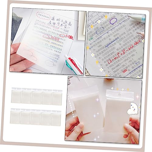 Gatuida 10 Stück Transparente Selbstklebende Wasserfeste Memo Pads Wiederablösbar Tragbar Geeignet für Notizen Planungen und Termine im Büro Schule und Zuhause Gatuida 10 Stück Transparente Selbstklebende Wasserfeste Memo Pads Wiederablösbar Tragbar Geeignet für Notizen Planungen und Termine im Büro Schule und Zuhause von Gatuida