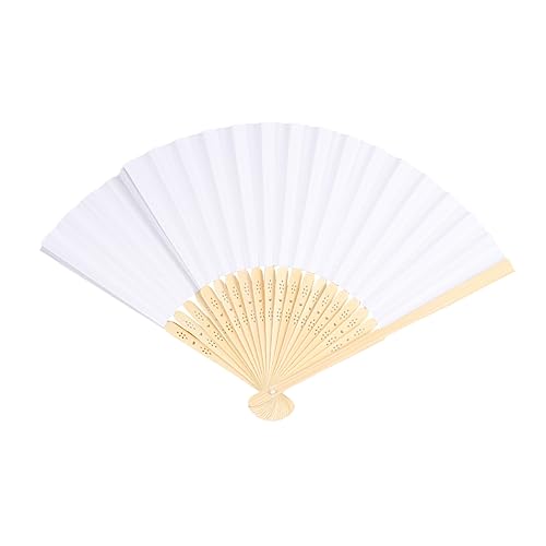 Gatuida 10 Stück Weißer Faltfächer Leere Chinesische Fächer für Malen DIY Bastelmaterial für Partys und Kreative Projekte Gatuida 10 Stück Weißer Faltfächer Leere Chinesische Fächer für Malen DIY Bastelmaterial für Partys und Kreative Projekte von Gatuida