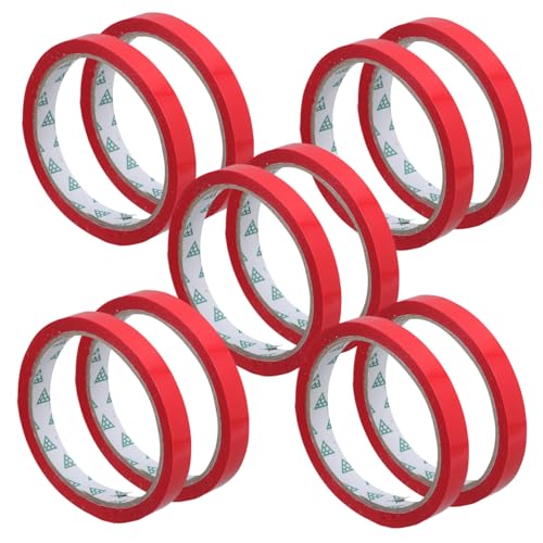Gatuida 10 Stücke Tasche Hals Sealer Lebensmittel Abdichtung Band Polypropylen Tasche Sealer Rot Verpackung Band Gatuida 10 Stücke Tasche Hals Sealer Lebensmittel Abdichtung Band Polypropylen Tasche Sealer Rot Verpackung Band von Gatuida