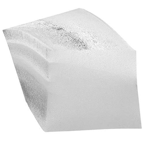 Gatuida 100 Blatt Faltpapier Silbernes Origami Papier Einseitiges Perlmuttpapier für Bastelprojekte DIY Handwerk Origami und Scrapbooking von Gatuida