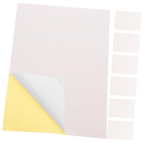 Gatuida 100 Blatt Glänzendes Wasserdichtes Vinyl Stickerpapier Selbstklebend Kompatibel mit Laser und Nadeldruckern Vielseitiges Reißfestes Etikettenpapier für DIY Büro und Schule Gatuida 100 Blatt Glänzendes Wasserdichtes Vinyl Stickerpapier Selbstklebend Kompatibel mit Laser und Nadeldruckern Vielseitiges Reißfestes Etikettenpapier für DIY Büro und Schule von Gatuida