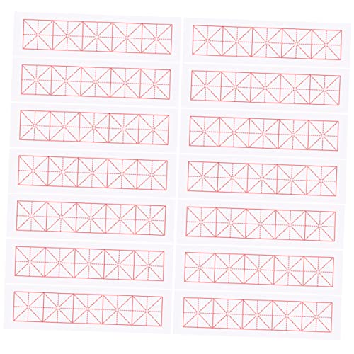Gatuida 100 Blatt Kalligraphie Übungspapier Chinesisches Reispapier für Anfänger mit Kästchen für Kalligraphie Training und Handwriting Practice Weißes Xuan Papier von Gatuida