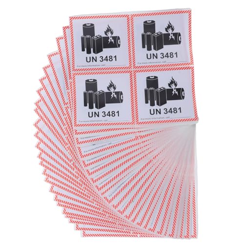 Gatuida 100 Blatt Lithium Batterie Warnetiketten für Versand Brandschutzetiketten Sicherheitswarnhinweise für Lithium Ionen Batterien Praktisch und Vielseitig Einsetzbar Schnelle Anwendung Gatuida 100 Blatt Lithium Batterie Warnetiketten für Versand Brandschutzetiketten Sicherheitswarnhinweise für Lithium Ionen Batterien Praktisch und Vielseitig Einsetzbar Schnelle Anwendung von Gatuida