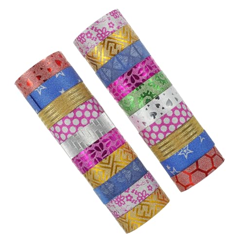 Gatuida 100 Rollen Bunte Glitzer Washi Tape Set Dekoratives Klebeband für DIY Scrapbooking Hand Account Tapes Vielseitig Einsetzbar für Tagebuch Fotoalbum und Bastelprojekte Gatuida 100 Rollen Bunte Glitzer Washi Tape Set Dekoratives Klebeband für DIY Scrapbooking Hand Account Tapes Vielseitig Einsetzbar für Tagebuch Fotoalbum und Bastelprojekte von Gatuida