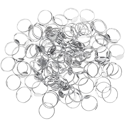 Gatuida 100 Stück Adjustable Ring Bases für DIY Schmuckherstellung Leichte und Kompakte Ringrohlinge für Kreative Designs für Persönliche und Bastelprojekte Gatuida 100 Stück Adjustable Ring Bases für DIY Schmuckherstellung Leichte und Kompakte Ringrohlinge für Kreative Designs für Persönliche und Bastelprojekte von Gatuida