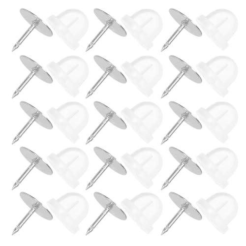 Gatuida 100 Stück Ansteckverschlüsse: Klemmen für Broschen, Reversnadeln, Abzeichen – DIY-Halter für Namensschilder und Pins Gatuida 100 Stück Ansteckverschlüsse: Klemmen für Broschen, Reversnadeln, Abzeichen – DIY-Halter für Namensschilder und Pins von Gatuida