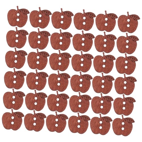 Gatuida 100 Stück Apfelförmige Holzknöpfe Retro Stil Natürliche Holzknoepfe mit Doppel für DIY Handarbeiten Nähen Kleidung Hosen Uniformen und Dekorative Accessoires Gatuida 100 Stück Apfelförmige Holzknöpfe Retro Stil Natürliche Holzknoepfe mit Doppel für DIY Handarbeiten Nähen Kleidung Hosen Uniformen und Dekorative Accessoires von Gatuida
