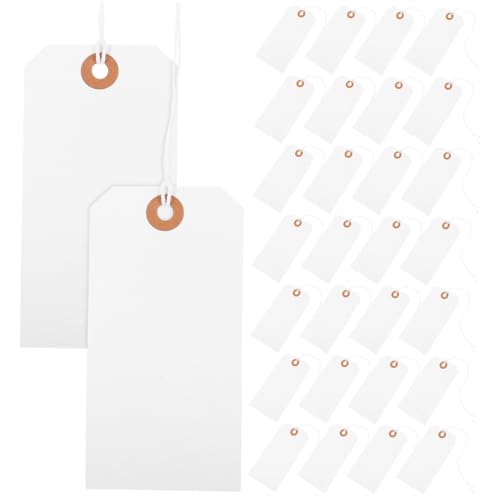 Gatuida 100 Stück Blanko Anhänger Preisschilder aus Papierboard mit Vorgestanztem zum Beschriften Reißfest Vielseitig für Kleidung Schmuck Handwerk und Geschäftsanwendung Gatuida 100 Stück Blanko Anhänger Preisschilder aus Papierboard mit Vorgestanztem zum Beschriften Reißfest Vielseitig für Kleidung Schmuck Handwerk und Geschäftsanwendung von Gatuida