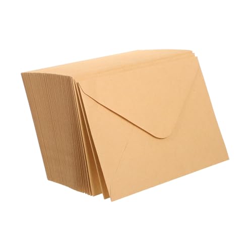 Gatuida 100 Stück Braune Kraftpapier Briefumschläge mit V Klappe Nassklebend für Einladungen Grußkarten Hochzeiten Geburtstagsfeiern und Bürogebrauch Gatuida 100 Stück Braune Kraftpapier Briefumschläge mit V Klappe Nassklebend für Einladungen Grußkarten Hochzeiten Geburtstagsfeiern und Bürogebrauch von Gatuida