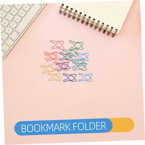 Gatuida 100 Stück Bunte Büroklammern in Zahnform Farbenfrohe Mini-binderclips Vielseitige Seitenmarker und Lesezeichenklemmen für Planer Schule Büroorganisation und Kreative Bastelprojekte von Gatuida