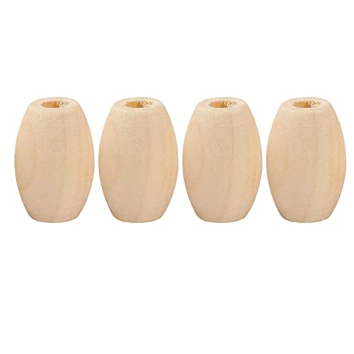 Gatuida 100 Stück DIY Holzperlen Natürliche Farbholzperlen für Schmuckherstellung Bastelmaterial und Kreative Projekte für Armbänder und Dekorationen von Gatuida