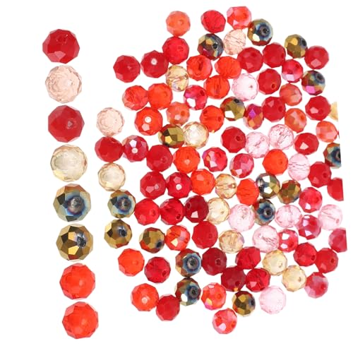 Gatuida 100 Stück Facettierte Glasperlen Flach Rot für Schmuckherstellung Glänzende Bastelperlen zum Auffädeln von Armbändern Halsketten und Ohrringen Langlebiges DIY Perlenzubehör Gatuida 100 Stück Facettierte Glasperlen Flach Rot für Schmuckherstellung Glänzende Bastelperlen zum Auffädeln von Armbändern Halsketten und Ohrringen Langlebiges DIY Perlenzubehör von Gatuida