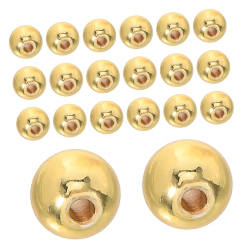 Gatuida 100 Stück Filled Spacer Beads Runde Glänzende Kupferperlen Für Schmuckherstellung DIY Halsketten Armbänder Ohrringe Zubehör Gatuida 100 Stück Filled Spacer Beads Runde Glänzende Kupferperlen Für Schmuckherstellung DIY Halsketten Armbänder Ohrringe Zubehör von Gatuida