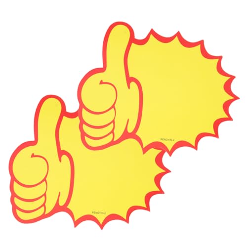 Gatuida 100 Stück Gelbe Daumenförmige Preisschilder aus Papier Preisetiketten für Supermärkte Einzelhandel Geschäfte Einfache Anbringung Auffällige Preiskennzeichnung Gatuida 100 Stück Gelbe Daumenförmige Preisschilder aus Papier Preisetiketten für Supermärkte Einzelhandel Geschäfte Einfache Anbringung Auffällige Preiskennzeichnung von Gatuida