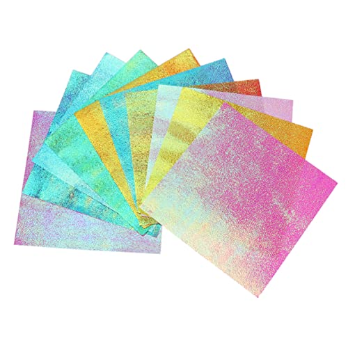 Gatuida 100 Stück Glitzer Origami Farbiges Seidenpapier Reflektierendes Papier Groß Funkelnd Mehrfarbiges Kopierpapier Quadratisches Papier Glänzendes Origami-papier Farbpapier Für Gatuida 100 Stück Glitzer Origami Farbiges Seidenpapier Reflektierendes Papier Groß Funkelnd Mehrfarbiges Kopierpapier Quadratisches Papier Glänzendes Origami-papier Farbpapier Für von Gatuida
