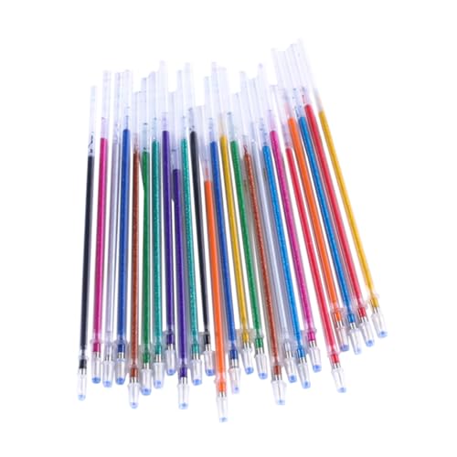 Gatuida 100 Stück Glitzer Stift Nachfüllungen Bunte Gel Mine Kunststoff Ersatzminen für Kugelschreiber Büro Farbige Leuchtende Tinte Kompatibel mit Standard Gelschreibern Praktische Gatuida 100 Stück Glitzer Stift Nachfüllungen Bunte Gel Mine Kunststoff Ersatzminen für Kugelschreiber Büro Farbige Leuchtende Tinte Kompatibel mit Standard Gelschreibern Praktische von Gatuida