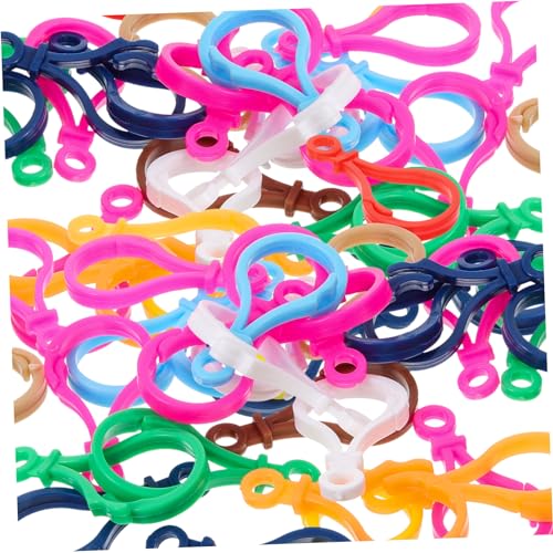 Gatuida 100 Stück Glühbirne Schnalle Schnappen Karabinerverschlüsse Haken Lanyard-schnappverschluss Schlüsselkette Karabinerverschlussfeder Verschlussverlängerung Colorful Plastik Gatuida 100 Stück Glühbirne Schnalle Schnappen Karabinerverschlüsse Haken Lanyard-schnappverschluss Schlüsselkette Karabinerverschlussfeder Verschlussverlängerung Colorful Plastik von Gatuida