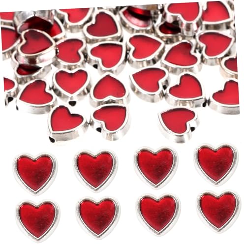 Gatuida 100 Stück Herzperlen Schmuckherstellungsset Große Abstandsperlen Zur Armbandherstellung Perlen Sets Für Erwachsene Perlen Set Perlen Zur Schmuckherstellung Zubehör Gatuida 100 Stück Herzperlen Schmuckherstellungsset Große Abstandsperlen Zur Armbandherstellung Perlen Sets Für Erwachsene Perlen Set Perlen Zur Schmuckherstellung Zubehör von Gatuida