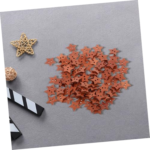 Gatuida 100 Stück Holzsterne Knöpfe Sternförmig Naturholz Knöpfe zum Basteln Nähen für Jeans Kleidung Scrapbooking DIY Dekoration Vintage Holzknöpfe Gatuida 100 Stück Holzsterne Knöpfe Sternförmig Naturholz Knöpfe zum Basteln Nähen für Jeans Kleidung Scrapbooking DIY Dekoration Vintage Holzknöpfe von Gatuida