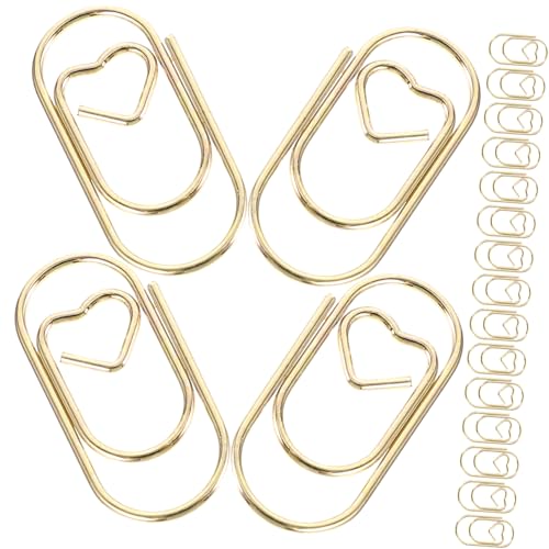 Gatuida 100 Stück Kleine Metallclips Vielseitige Büroklammern für Büro Schule und Bastelprojekte Stabil und Praktisch für DIY Lesezeichen und Dokumentenorganisation Gatuida 100 Stück Kleine Metallclips Vielseitige Büroklammern für Büro Schule und Bastelprojekte Stabil und Praktisch für DIY Lesezeichen und Dokumentenorganisation von Gatuida