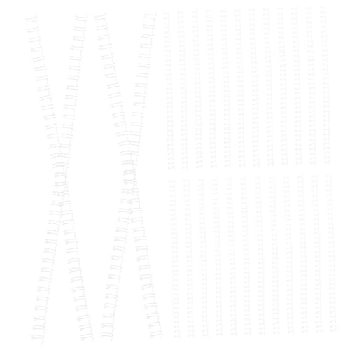 Gatuida 100 Stück Metall Binder Ringe Doppelspiralbindung Weiß Binderinge für Ringbücher Bürobedarf Schule Karteikarten Zubehör Gatuida 100 Stück Metall Binder Ringe Doppelspiralbindung Weiß Binderinge für Ringbücher Bürobedarf Schule Karteikarten Zubehör von Gatuida