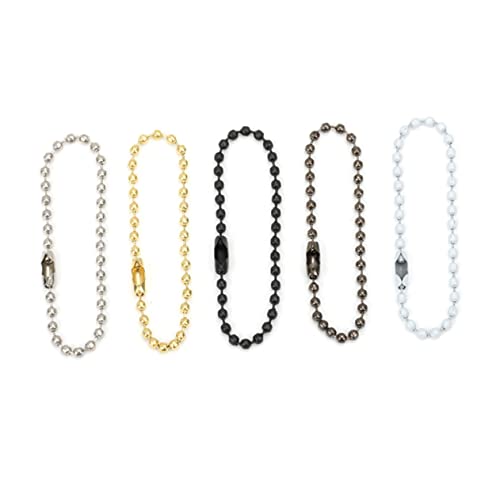 Gatuida 100 Stück Metall -tag -hangkette Perlenkette Schild Ringe Kugelkettenverbinder Stahlkette Schlüsselbund Schlüsselanhänger Ball Kugelketten Mit Verbindungsverschluss Golden Gatuida 100 Stück Metall -tag -hangkette Perlenkette Schild Ringe Kugelkettenverbinder Stahlkette Schlüsselbund Schlüsselanhänger Ball Kugelketten Mit Verbindungsverschluss Golden von Gatuida