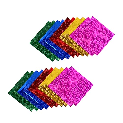 Gatuida 100 Stück -Origami basteln für bastelmaterial für Papierfalten papierbasteln Pastellpapier goldenes Origami-Papier Kunstkind Origamipapier für Klapppapier von Gatuida
