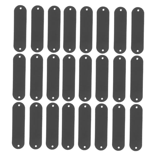 Gatuida 100 Stück PU Leder Etiketten für Diy Bekleidung Leere Handgemachte Labels für Kleidung Hüte Taschen für Nähprojekte Schwarz Gatuida 100 Stück PU Leder Etiketten für Diy Bekleidung Leere Handgemachte Labels für Kleidung Hüte Taschen für Nähprojekte Schwarz von Gatuida