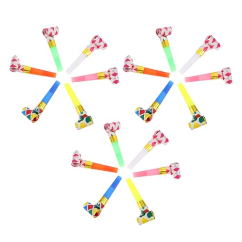 Gatuida 100 Stück Party Tröten Bunte Blasgeräte für Geburtstag Festlichkeiten Feiern Kreatives für Vielseitige Geräuschmacher Zufällige Designs Gatuida 100 Stück Party Tröten Bunte Blasgeräte für Geburtstag Festlichkeiten Feiern Kreatives für Vielseitige Geräuschmacher Zufällige Designs von Gatuida