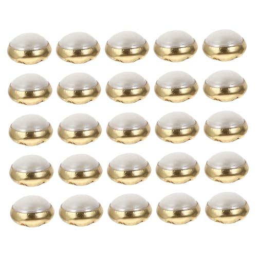 Gatuida 100 Stück Perlenknöpfe Goldfarben Mini Doll Clothes Buttons zum Annähen Langlebig Leicht für Puppenkleidung DIY Handwerk Scrapbooking und Bastelprojekte Gatuida 100 Stück Perlenknöpfe Goldfarben Mini Doll Clothes Buttons zum Annähen Langlebig Leicht für Puppenkleidung DIY Handwerk Scrapbooking und Bastelprojekte von Gatuida
