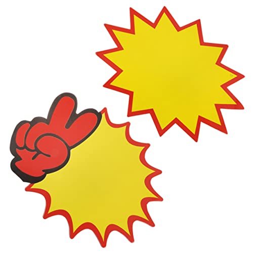 Gatuida 100 Stück Preisetiketten Sternenexplosion Aufkleber für Einzelhandel Fluoreszierende Papieretiketten für Geschäfte Geeignet für Supermärkte und Verkaufsförderungen Gatuida 100 Stück Preisetiketten Sternenexplosion Aufkleber für Einzelhandel Fluoreszierende Papieretiketten für Geschäfte Geeignet für Supermärkte und Verkaufsförderungen von Gatuida