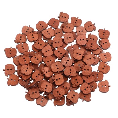 Gatuida 100 Stück Retro Apfelförmige Holzknöpfe mit Doppelbohrung Vintage Nähknöpfe für DIY Basteln Stabile Befestigung Sanfte Kanten für Kleidung Taschen und Handarbeiten Gatuida 100 Stück Retro Apfelförmige Holzknöpfe mit Doppelbohrung Vintage Nähknöpfe für DIY Basteln Stabile Befestigung Sanfte Kanten für Kleidung Taschen und Handarbeiten von Gatuida