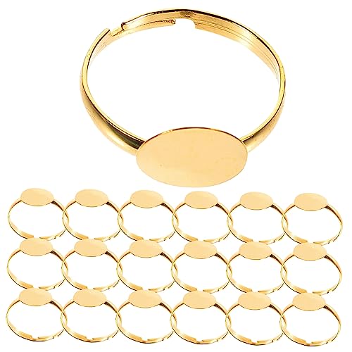 Gatuida 100 Stück Ringhalter Verstellbar Gravierbare Rohlinge Ringe Zur Fingergrößenverstellung Für Frauen Verstellbare Basisringe Zur Schmuckherstellung Schlüsselring Rohling Für Gatuida 100 Stück Ringhalter Verstellbar Gravierbare Rohlinge Ringe Zur Fingergrößenverstellung Für Frauen Verstellbare Basisringe Zur Schmuckherstellung Schlüsselring Rohling Für von Gatuida
