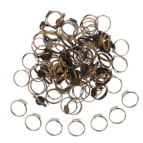 Gatuida 100 Stück Ringhalter Zubehör Ringe Basis Schmuckherstellung Fassung Silberringrohlinge Damen Verstellbar Basteln Schlüssel Party Kleiner Finger Erweiterbar DIY Runde Gatuida 100 Stück Ringhalter Zubehör Ringe Basis Schmuckherstellung Fassung Silberringrohlinge Damen Verstellbar Basteln Schlüssel Party Kleiner Finger Erweiterbar DIY Runde von Gatuida