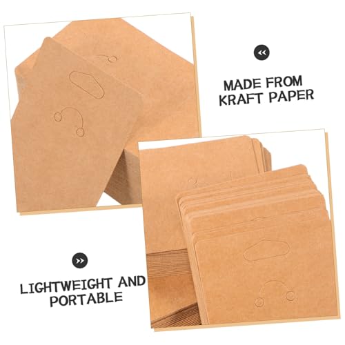 Gatuida 100 Stück Schlüsselanhänger-Anzeigekarte Schlüsselbund -Anzeigeständer Schlüsselanhänger-Display Schmuckkarten zum Verkauf Schlüsselanhängerverpackung Kraftpapier Braun Gatuida 100 Stück Schlüsselanhänger-Anzeigekarte Schlüsselbund -Anzeigeständer Schlüsselanhänger-Display Schmuckkarten zum Verkauf Schlüsselanhängerverpackung Kraftpapier Braun von Gatuida