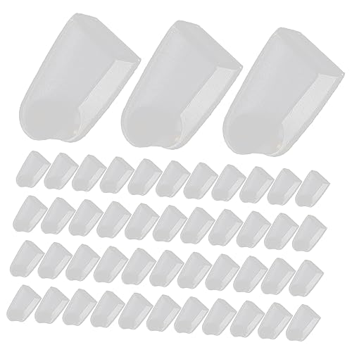 Gatuida 100 Stück Schlüsselanhänger-Clip Clips Klappclip Cliphaken schlüsselanhänger klemmen schlüsselanhänger clip Schlüsselanhänger-Verbindungsclip Mini-Kunststoffklammern Plastik Weiß von Gatuida
