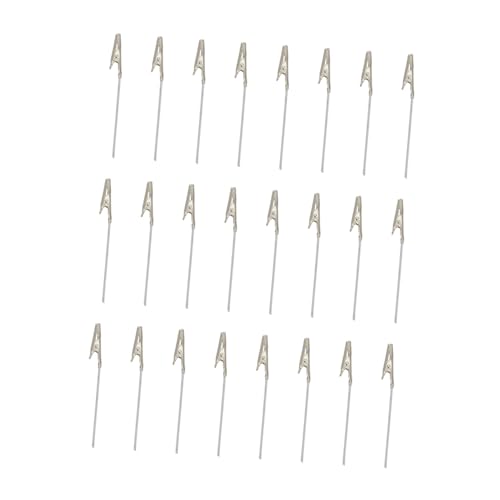 Gatuida 100 Stück Teiliges Alligator Clips mit Langem Metall draht Starke Krokodilklemmen ohne Basis Vielseitige Memo Visitenkartenhalter für DIY Fotos Notizen und Bastelbedarf Gatuida 100 Stück Teiliges Alligator Clips mit Langem Metall draht Starke Krokodilklemmen ohne Basis Vielseitige Memo Visitenkartenhalter für DIY Fotos Notizen und Bastelbedarf von Gatuida
