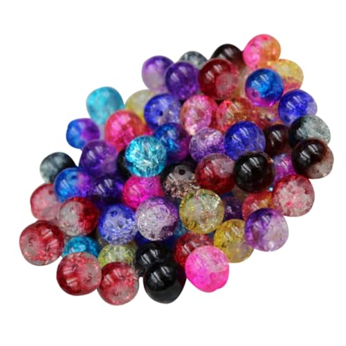 Gatuida 100 Stück Teiliges Glasperlen Set Bunte Doppelfarben Crack Design für DIY Schmuckherstellung Armbänder Anhänger Bastelperlen Zubehör Zufällige Farbe Gatuida 100 Stück Teiliges Glasperlen Set Bunte Doppelfarben Crack Design für DIY Schmuckherstellung Armbänder Anhänger Bastelperlen Zubehör Zufällige Farbe von Gatuida