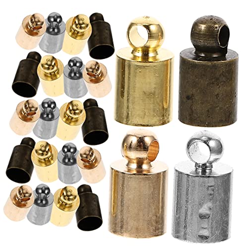 Gatuida 100 Stück Teiliges Metall Quasten Endkappen Bunte Mini Anhänger DIY Schmuckherstellung für Armband Halskette Schlüsselanhänger Taschenanhänger Zubehör Gatuida 100 Stück Teiliges Metall Quasten Endkappen Bunte Mini Anhänger DIY Schmuckherstellung für Armband Halskette Schlüsselanhänger Taschenanhänger Zubehör von Gatuida