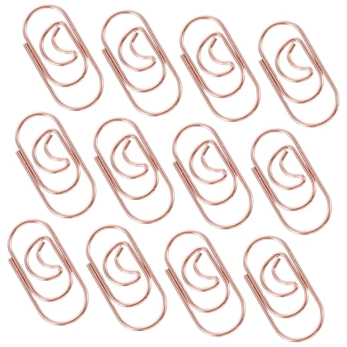 Gatuida 100 Stück Teiliges Mond Büroklammern aus Metall Farbige Dekorative Clips mit Starkem Halt Vielseitig für Büro Schule und DIY Roségoldfarben Langlebig und Formstabil Gatuida 100 Stück Teiliges Mond Büroklammern aus Metall Farbige Dekorative Clips mit Starkem Halt Vielseitig für Büro Schule und DIY Roségoldfarben Langlebig und Formstabil von Gatuida